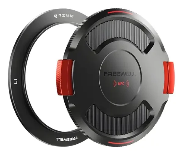 Freewell Real Locking 72 mm / Magnetický krúžok / s magnetickou krytkou NFC / hliník (FW-L1-BL72)