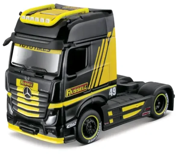Maisto Custom Rigs- Mercedes-Benz Actros 1851 čierno-žltá