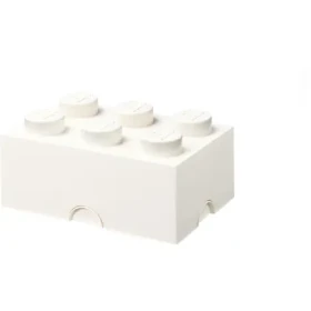 Lego úložný box / 375 x 250 x 180 mm - biela (6040000804)