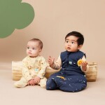 ERGOPOUCH Vak na spanie organická bavlna Jersey Lucky Ducks 3-12 m, 6-10 kg, 2,5 tog