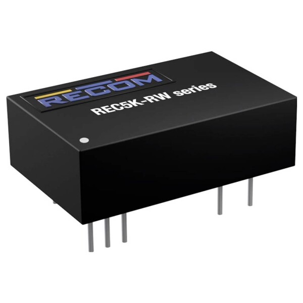 RECOM REC5K-2412SRW/H4/A/ADJ DC / DC menič napätia, DPS 24 V 12 V 1.212 A 5 W Počet výstupov: 1 x; REC5K-2412SRW/H4/A/ADJ