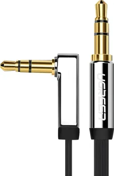 Ugreen prepojovací kábel Jack 3.5mm (MM) strieborná / Audio kábel / 5 m (6957303817290)