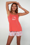 Vamp - Dámske dvojdielne pyžamo 20284 - Vamp coral berry L