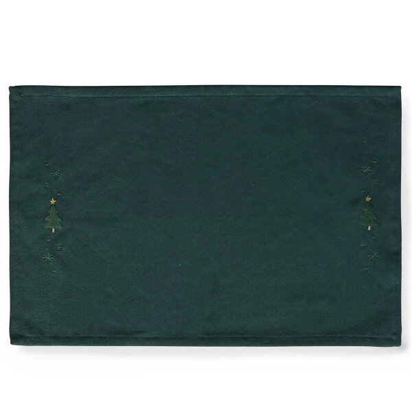JUNA Vyšívané prestieranie Christmas Tree Green 49 × 32 cm