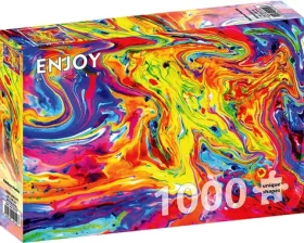 ENJOY Puzzle Dúhový mramor