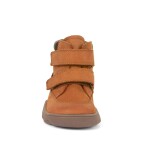 Detské zimné barefoot topánky ZERU TEX Cognac, Froddo, G2110150-3, hnedá - 32
