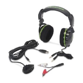 SteelSeries Spectrum 5xb / slúchadlá s mikrofónom pre Xbox 360 / USB / Čierne (61261)