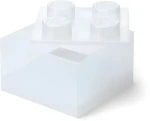 Room Copenhagen Lego Storage Brick 4 veko Glitter transparentné / Veko úložného boxu / 250 x 180 x 250 mm (40090803)