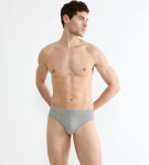Sloggi Men - EVER Ease Briefs: 2× organické nohavičky Sloggi s termoreguláciou DARK GREY MELANGE XL