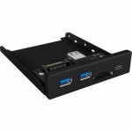 Icy Box IB-HUB1717-U3 čierna / USB Hub / 16x USB-A 3.2 Gen 1 (IB-HUB1717-U3)