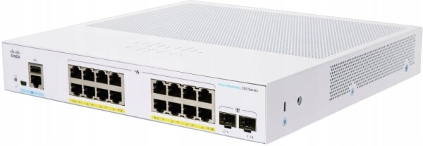 Cisco Cisco CBS350-16P-2G Zarządzany L2/L3 Gigabit Ethernet (10/100/1000) strieborný