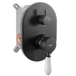 REA - Podomietková sprchová sada Serra Black + BOX REA-B1143