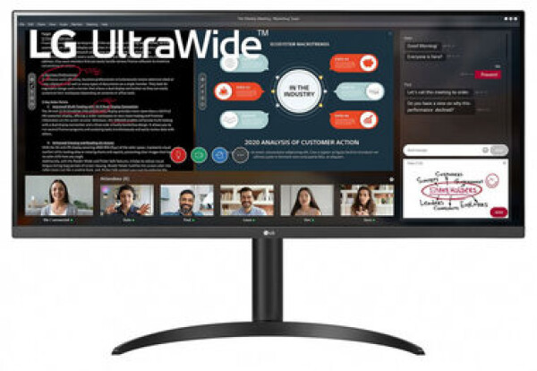 34 LG 34WP550-B čierna / IPS / 2560x1080 / 250cdm2 / 1000:1 / 21:9 / 5ms / 2x HDMI / VESA (34WP550-B.AEU)