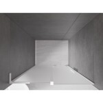 MEXEN/S - Velar L posuvné sprchové dvere 90, dekor, biela 871-090-003-31-20