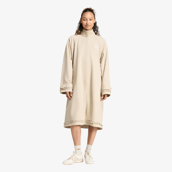 Bunda adidas Pleated Track Top Coat Khaki Three L