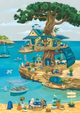 MAGNOLIA Puzzle Mačky na strome