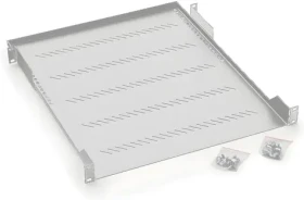 Triton 19" polica A1 perforovaná 1U / 350mm / nosnosť 40kg / šedá (RAC-UP-350-A1)