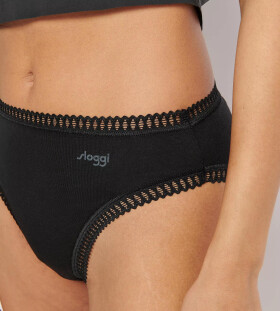 Dámske nohavičky GO Crush High leg C3P - BLUE - modré M008 - SLOGGI BLUE XL