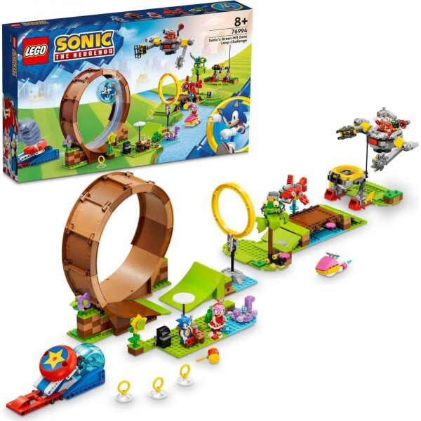 LEGO® Sonic the Hedgehog ™ 76994 Sonicova slučková výzva v Green Hill Zone