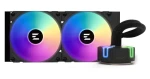 Zalman Reserator5 Z24 ARGB čierna / Vodné chladenie / AIO / 240 mm / 2x 120 mm ARGB (Reserator5 Z24 ARGB Black)