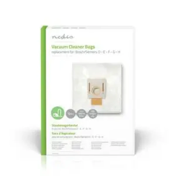 Nedis Vrecká do Vysávača / 12 kusov / Syntetický / Vhodné pre: BOSCH Siemens (DUBG220SIB12)