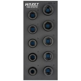 Hazet 163-572/10 sada nástavcov pre nástrčný kľúč, 3/4 (20 mm), 163-572/10; 163-572/10