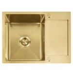 REA REA - Oceľový drez Paul BRUSH GOLD ZLE-06010