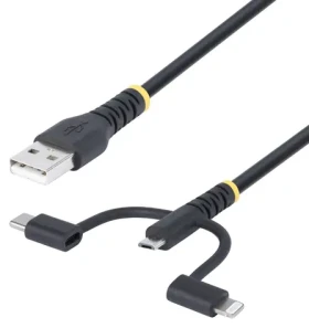 StarTech nabíjací kábel USB-A na Micro-USB čierna / Nabíjací kábel / 1 m / USB 2.0 (RLTCUB1MBK)