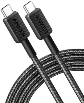Anker kábel čierny / USB-C - USB-C / 0.9m / 240W (A81D5H11)