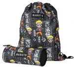 CUREPINK Set batoh a peračník Naruto / Barelový peračník na ceruzky / Motív postáv Naruto (97BW1BNAREPM)