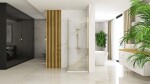 REA/S - Sprchová kabína Hugo 80x90 Gold Brush Dvere: 80 Dvere: 90 KPL-K8410