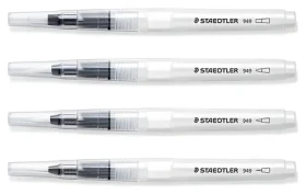 Staedtler Sada štetcov Design Journey 949-SBK4-C / 4 veľkosti / Waterbrush / Nylonový vlas (949-SBK4-C)