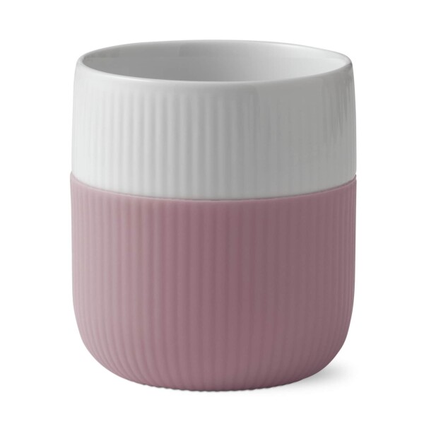 Royal Copenhagen Porcelánový hrnček Fluted Contrast Rose 350 ml