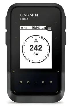 Garmin eTrex Solar / GPS turistická navigácia / Solar + Li- ION / Multi-GNSS / IPX7 / 1 800 h výdrž (010-02782-00)
