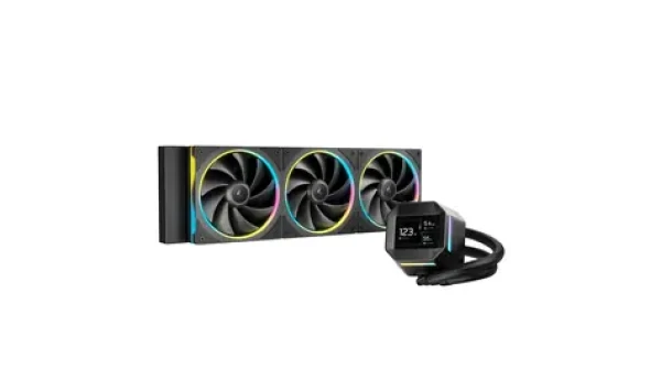 DEEPCOOL LM360 ARGB čierna / AIO vodný chladič CPU / 3x 120mm / 2.4" IPS displej / AMD + Intel (R-LM360-BKDMMC-1)