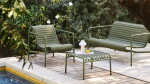 HAY Vonkajšia lavica Lounge Sofa Palissade Olive