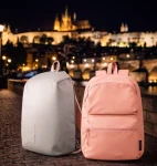 XD Design Switch 2v1 ružová / Mestský batoh / do 16" / 22 l / recyklovaný nylon (P706.3314)