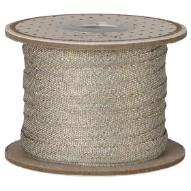 Maileg Dekoratívna stuha Mint/Gold – 25 m