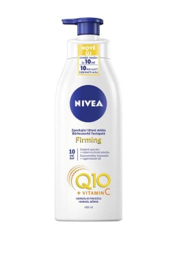 NIVEA Spevňujúce telové mlieko firming Q10 + vitamín C na normálnu pokožku 400 ml