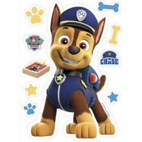 Jedlý papier Paw Patrol Chase na vystrihnutie 21×14,8 cm - Dekora - Dekora
