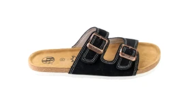 Dámské barefoot korkové pantofle černé 40
