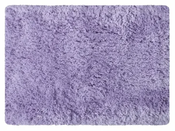 MSV MICROFIBER levanduľová / Kúpeľňová predložka / 40 x 60 cm / mikrovlákno / protišmyková