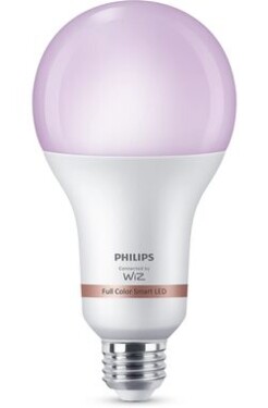 Philips SMART A80 E27 18.5 W biela / múdra LED žiarovka / RGBW / 2452 lm / 2200 - 6500 k / stmievateľná (929003500021)