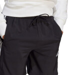 Pánske šortky s 3 prúžkami M IC1484 black and white - Adidas L