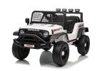Mamido Mamido Elektrické autíčko Speed Offroad biele | 4x45W | EVA kolesá | 12V 7Ah | EKO koža
