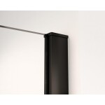 HOPA - Walk-in sprchovací kút LAGOS BLACK NEW 200 - Farba rámu - Čierna, Rozmer A - 80, Rozmer C - 200, Výplň - Číre bezpečnostné sklo - 8 mm BCLAGO80MBCN2