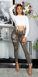 Sexy Skinny DENIM GIRLS Jeans white 36