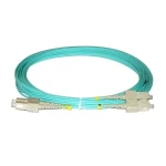 Xtendlan FO patch SC-SC / Optický patch kábel / 2 m / Multimode 50/125 OM3 / Duplex / LS0H (FOP-SCSC-D-2-50-OM3)