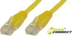 MicroConnect CAT5e U/UTP 1m žltá / PVC (UTP501Y)