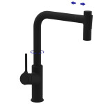 INVENA INVENA - FARSALA Drezová batéria čierna BZ-40-L04-S